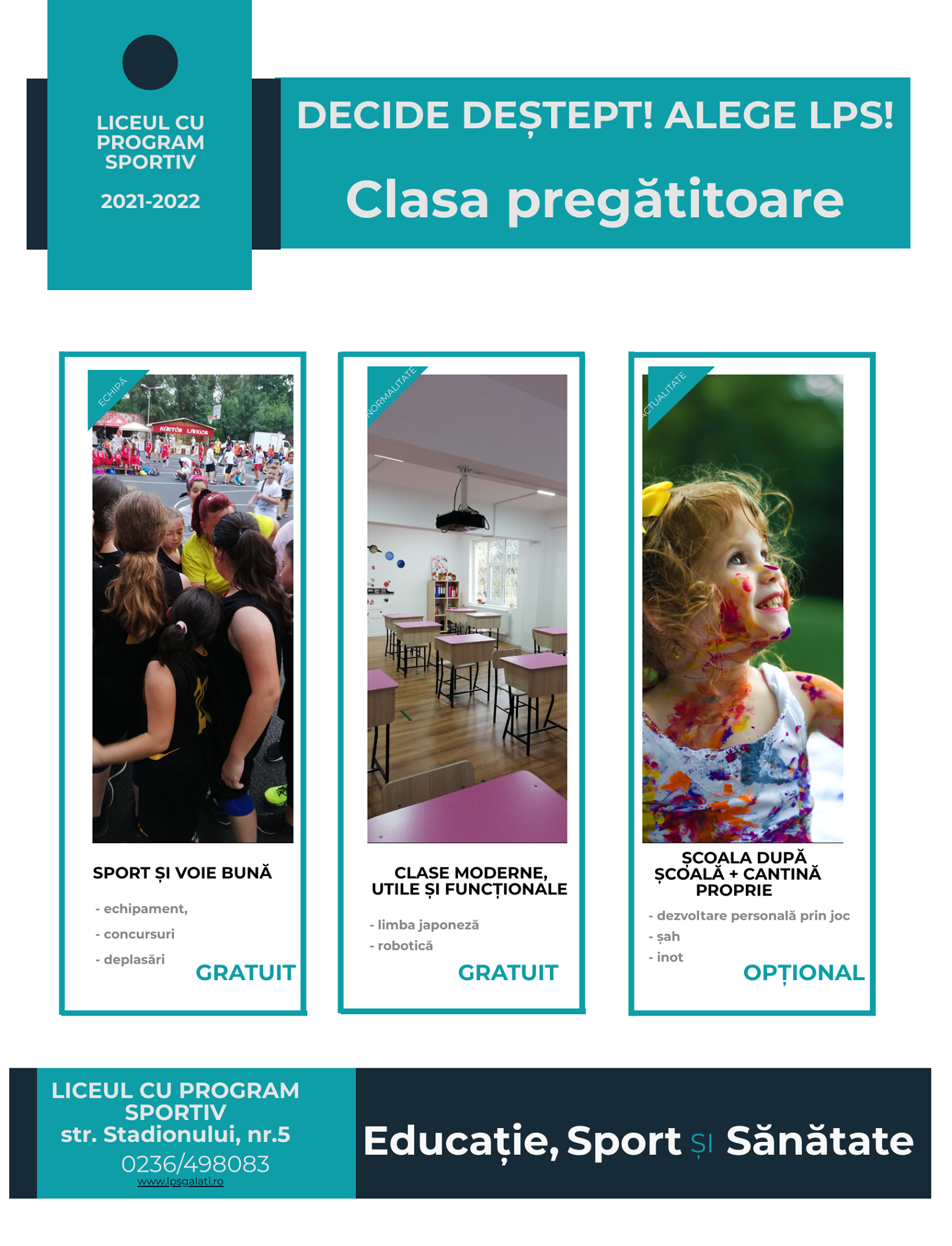 afis pregatitoare